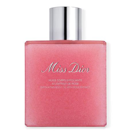 body oil miss dior|Miss Dior exfoliating body oil.